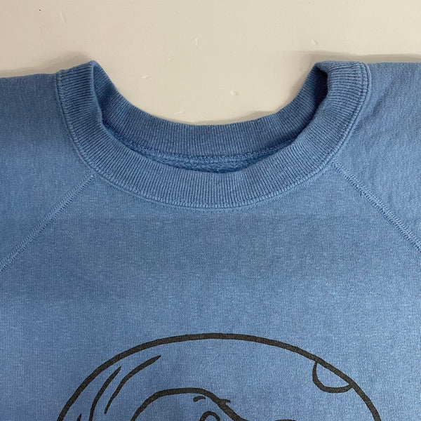 【曜日割引対象外】 ヒューマンメイド HUMAN MADE VINTAGE PEANUTS SWEATSHIRT スヌーピー スウェット ブルー Lサイズ 201MT-3673 VB