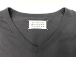 メゾン マルタン マルジェラ Maison Martin Margiela Vネック 無地 TEE S50GC0388 52 Tシャツ ブラック 601MT-56