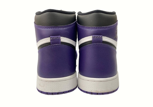 ナイキ NIKE 19年製 AIR JORDAN 1 RETRO HIGH OG COURT PURPLE エア ジョーダン レトロ ハイ コートパープル AJ1 白 紫 555088-500 メンズ靴 スニーカー パープル 27.5cm 104-shoes562