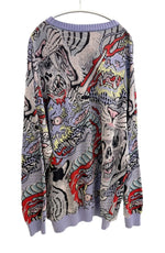 ワコマリア WACKO MARIA TIM LEHI JACQUARD SWEATER ジャガード ニット XL セーター マルチカラー LLサイズ 101MT-4501