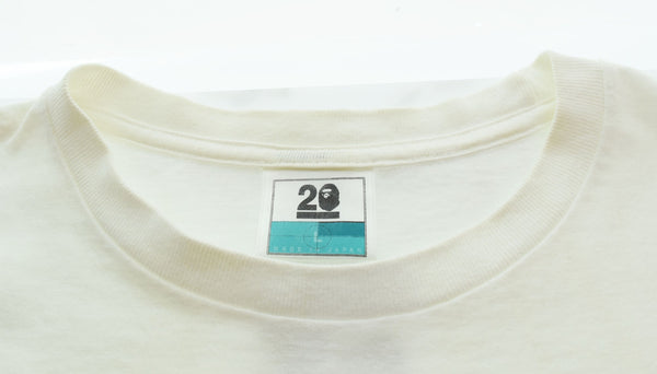 アベイシングエイプ A BATHING APE NW20TH JUN TAKAHASHI TEE 高橋盾 半袖Tシャツ BAPE Tシャツ Tシャツ ホワイト Lサイズ 103MT-2506