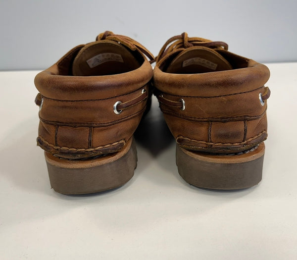 ティンバーランド Timberland Authentic 3 Eye Classic スリーアイ クラシック デッキシューズ 茶 A5S2M メンズ靴 モカシン ブラウン 25.5cm 101sh-2205