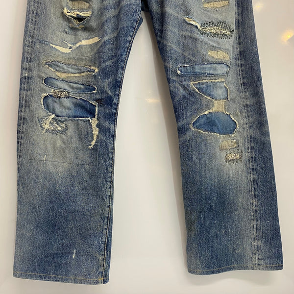 【曜日割引対象外】 リーバイス Levi's LVC S501XX 44501 青山限定 大戦モデル デニム ブルー W36 L32サイズ 201MB-953 VB