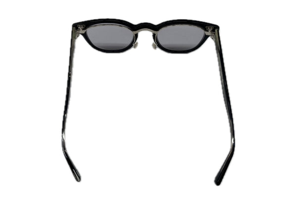 アイヴァン EYEVAN Webb-FP 単式跳ね上げ サングラス ミル打ち柄 アイウェア 眼鏡 黒 眼鏡・サングラス 眼鏡 ロゴ ブラック 104G-39