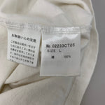 ヒステリックグラマー HYSTERIC GLAMOUR 23AW MONDO ROCK プリントTシャツ 02233CT05 Tシャツ ホワイト Lサイズ 201LT-447