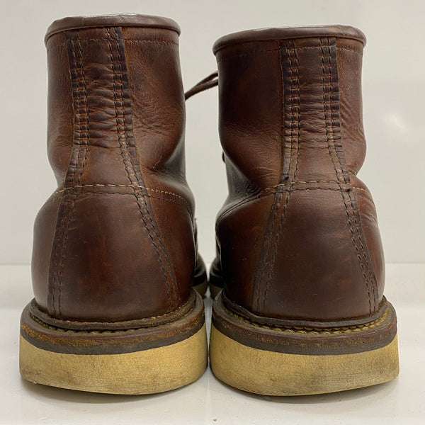 【曜日割引対象外】 レッドウィング RED WING アイリッシュセッター CLASSIC MOC TOE USA製 9D 1907 メンズ靴 ブーツ ワーク ブラウン 27cmサイズ 201-shoes1560 VB