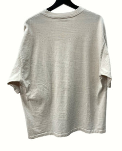 オーラリー AURALEE 21SS スタンドアップ STAND-UP TEE ナチュラル NATURAL 半袖 カットソー クルーネック A21ST02SU SIZE5 Tシャツ 無地 ベージュ 104MT-171