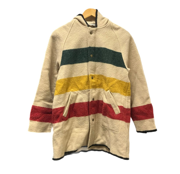 ウールリッチ WOOLRICH 70's 70年代 マルチボーダー フーデッド ウール ブランケット コート VINTAGE ヴィンテージ コート マルチカラー Mサイズ 101MT-4683