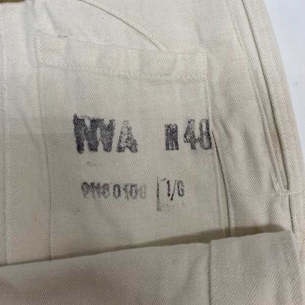 【曜日割引対象外】 ヴィンテージ vintage 50's 60's ドイツ軍 セーラーパンツ ユーロミリタリー ボトムスその他 ホワイト 48サイズ 201MB-1096 VB