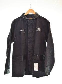 ネイバーフッド NEIGHBORHOOD ロゴ 刺繍 ジャケット 黒 111NYNH-JKM01 ジャケット ブラック Lサイズ 103MT-1811