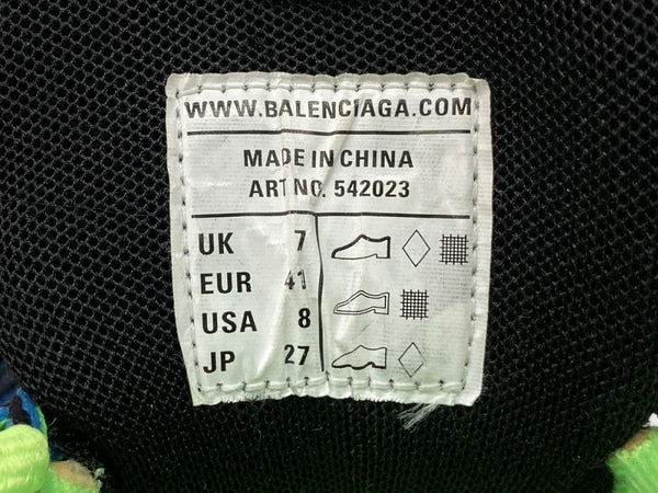 バレンシアガ BALENCIAGA Track Sneaker トラック スニーカー スポーツ メッシュ ローカット シューズ 青 542023 メンズ靴 スニーカー ブルー 27cm 104S-1078