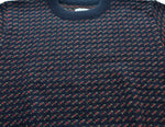 エルエルビーン L.L.Bean 80's Norway製 バーズアイ柄 ウールニット クルーネック セーター 1751 セーター Mサイズ 103MT-1724