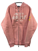 ムータマリン muta MARINE モールスムースニット ジップパーカー MMTK-443384 4(S) パーカ ピンク 601MT-13