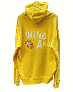 ウィンダンシー WIND AND SEA × SPACE JAM スペースジャム BUNNY -DEVIL HOODIE プルオーバー パーカー フーディ 黄色 WDS-SPJ-01 パーカ プリント イエロー Lサイズ 104MT-459