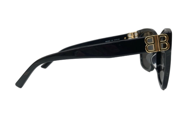 バレンシアガ BALENCIAGA SUNGLASSES サングラス ウェリントン型 アジアンフィット アイウェア 眼鏡 黒 BB0102SA 眼鏡・サングラス サングラス ロゴ ブラック 104G-35