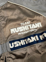 クシタニ KUSHITANI バイカージャケット レージングジャケット 茶 ジャケット ベージュ Lサイズ 101MT-5225