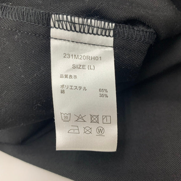 ディッキーズ Dickies RHC Ron Herman THE HIGH PRFORMERS ワークシャツ 231M20RH01 半袖シャツ ブラック Lサイズ 201MT-4327