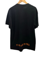 ラップTシャツ RAP-T  ONEITA NAS ILLMATICONE LOVE IT AIN'T HARD TO TELL 袖裾シングルステッチ Tシャツ ブラック Lサイズ 101MT-2669