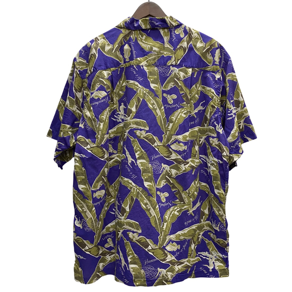 【曜日割引対象外】 パタゴニア PATAGONIA 90's pataloha バナナラマ アロハシャツ 半袖シャツ ネイビー XLサイズ 201MT-4396 VB