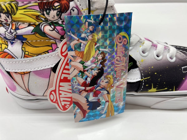 バンズ VANS × 美少女戦士 セーラームーン コラボ AUTHENTIC オーセンティック ハイカット 8ホール レースアップ PINK 721356 レディース靴 スニーカー 23.5cm 104S-913