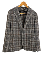 タリアトーレ TAGLIATORE チェック テーラードジャケット イタリア製 1SMC22K-85QIG023 サイズ50 ジャケット グレー 101MT-4855