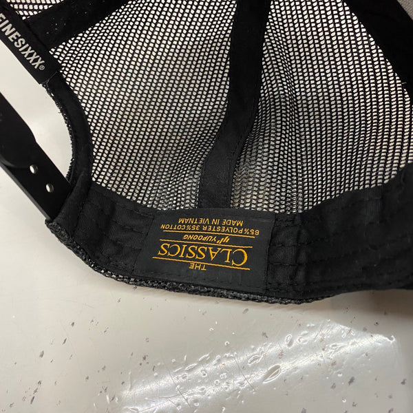 【中古】ファインシックス FINESIXXX STANDARD TRUCKER MESH CAP メッシュキャップ 帽子 メンズ帽子 キャップ ブラック 201goods-750