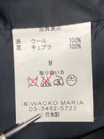 ワコマリア WACKO MARIA ROCKERS ROCKIN’ BLUES SMORKER L/S SHIRT ウール 長シャツ ワークシャツ 黒 ジャケット 刺繍 ブラック Mサイズ 104MT-2230