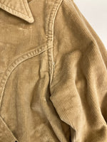 リー Lee 70年代 70's velor trucker jacket ベロア トラッカージャケット コーデュロイ MADE IN USA アメリカ製 vintage ヴィンテージ - ジャケット ベージュ フリーサイズ 101MT-3442