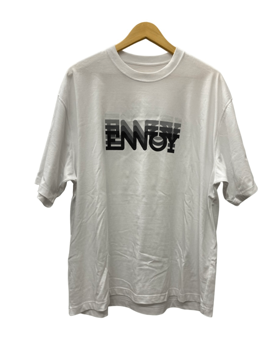 エンノイ ENNOY Electric Logo Gradation tee SS23BRENCT07NTL Tシャツ ホワイト Lサイズ |  古着通販のドンドンサガール