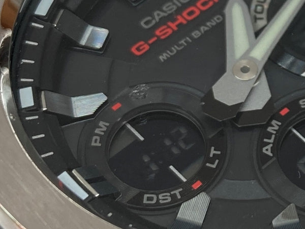 ジーショック G-SHOCK CASIO カシオ G-STEEL 中留 タフソーラー 耐衝撃構造 20気圧防水 アウトドア 腕時計 ウォッチ 5444 銀 GST-W110D メンズ腕時計シルバー 104T-27