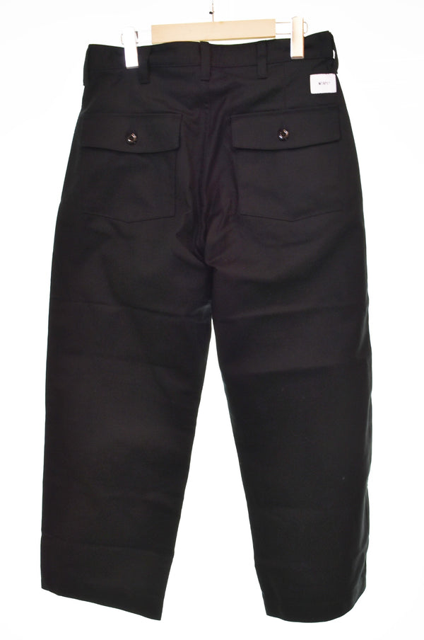 ダブルタップス WTAPS 22AW ベーカートラウザーズ コットンサージ パンツ 22WVDT-PTM01 ボトムスその他 ブラック 2 103MB-613