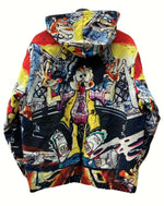 シュプリーム SUPREME × Lee Quinones リー キュノネス 18SS The Yard Hooded Work Jacket ザ ヤード フーデッド ワーク ジャケット ジャケット 総柄 マルチカラー Mサイズ 104MT-560