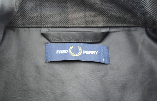 フレッドペリー FRED PERRY ＳＨＩＰＳ別注 シップス ＴＷ　ハリントンジャケット チェック FZ2613　 ジャケット ブラウン Lサイズ 103MT-1259