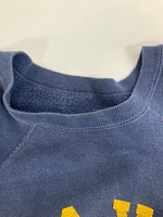 ヴィンテージ vintage 60's 60年代 US NAVY ANNAPOLIS フェード MILITARY ミリタリー 半袖スウェット  - スウェット ネイビー 101MT-4743