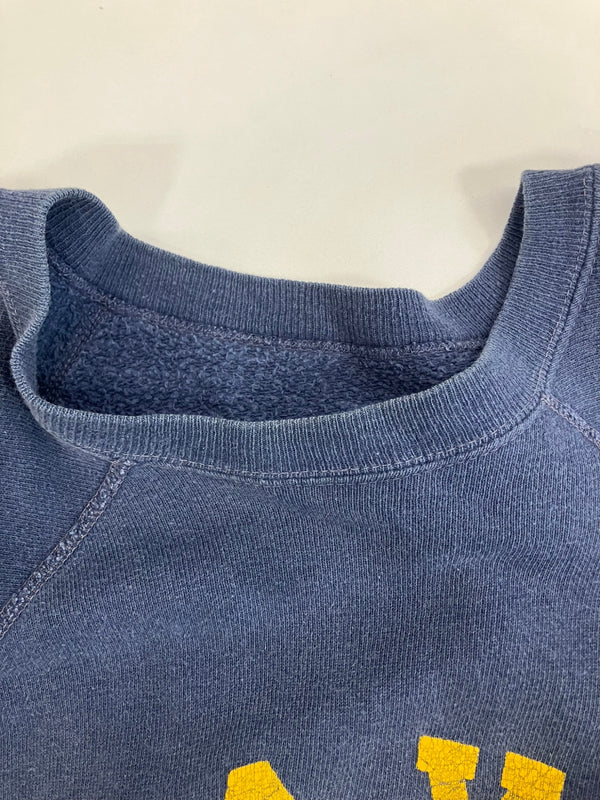 ヴィンテージ vintage 60's 60年代 US NAVY ANNAPOLIS フェード MILITARY ミリタリー 半袖スウェット  - スウェット ネイビー 101MT-4743