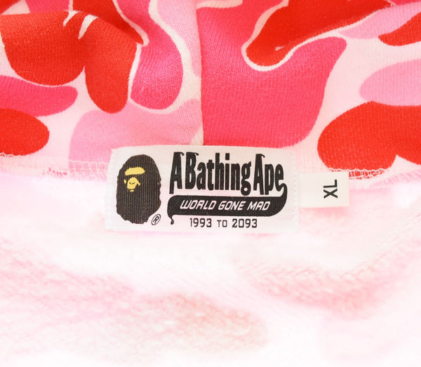 ア ベイシング エイプ A BATHING APE ABC Camo Tiger Zip Hoodie タイガー カモフラ フル ジップ フーディー  001ZPK801003M XL パーカ ピンク LLサイズ 103MT-2419