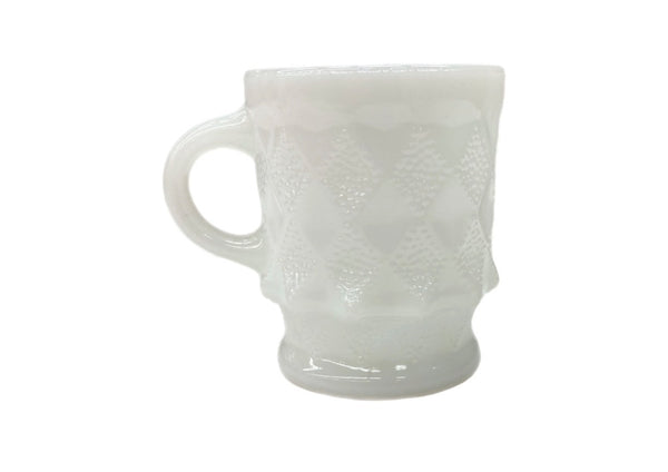 ファイアーキング Fire-King 60s 70s KIMBERLY Mug キンバリー マグ ダイヤ USA製 耐熱 マグカップ 白 その他 総柄 ホワイト 104Z-19
