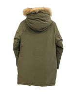 ケープハイツ Cape HEIGHTS ダウンコート ダウンジャケット フード ファー ジャケット カーキ SSサイズ XS 101LT-205