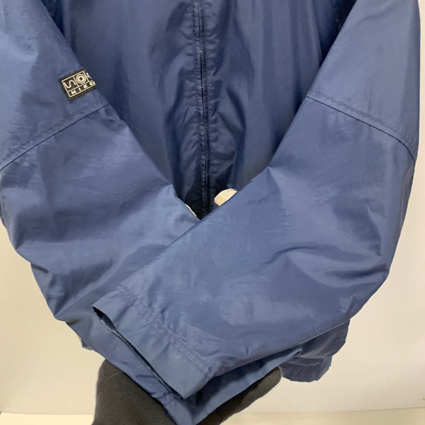 ナイキ NIKE 00's 3Dポケット ナイロンジャケット ジャケット ネイビー Lサイズ 201MT-4873