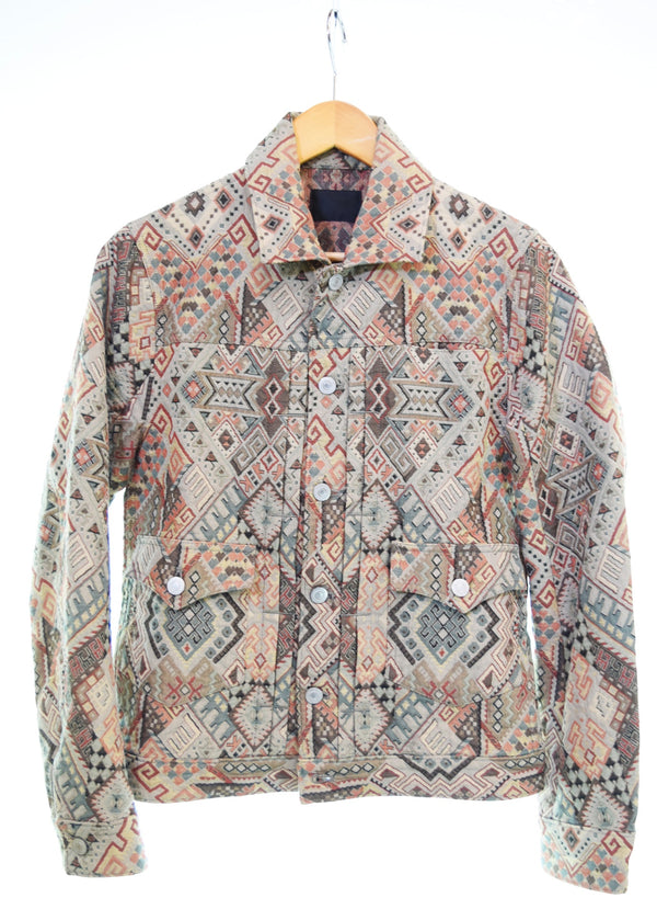 イロコイ Iroquois 総柄 セカンドタイプ Trucker Jacket ジャケット 588101 1 ジャケット マルチカラー 103MT-3506