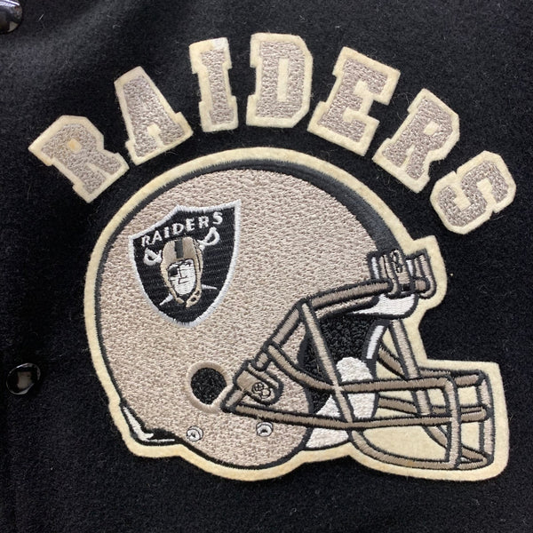 チョークライン Chalk Line スタジャン RAIDERS ジャケット ブラック Sサイズ 201MT-4879