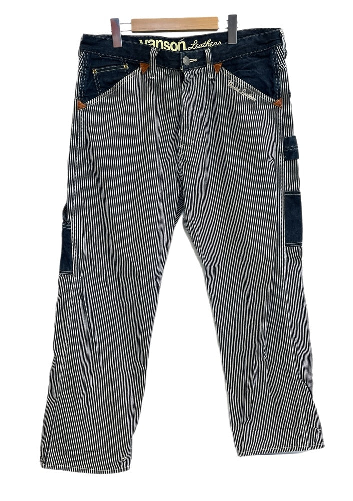 2025，人気 バンソン VANSON デニム ペインターパンツ ヒッコリー