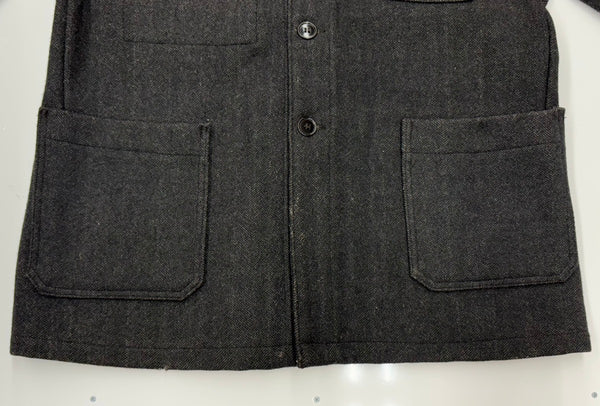 ヴィンテージ vintage 40s 50s Pascal BEAUFORT French Wool Farmers フレンチ ユーロ ファーマーズジャケット  サイズ 48 ジャケット 無地 グレー 104MT-1669