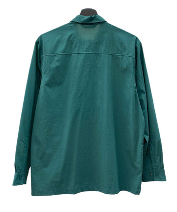 ザノースフェイス THE NORTH FACE Hikers' SHIRT ハイカーズシャツ アウトドア スナップボタン NR12401 長袖シャツ ロゴ グリーン Sサイズ 104MT-2177