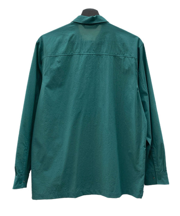 ザノースフェイス THE NORTH FACE Hikers' SHIRT ハイカーズシャツ アウトドア スナップボタン NR12401 長袖シャツ ロゴ グリーン Sサイズ 104MT-2177