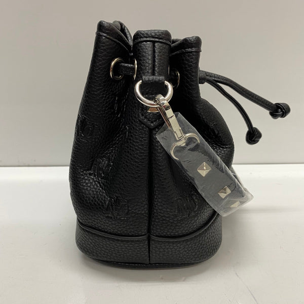 ピウム pium モノグラムドローストリングミニバッグ 巾着バッグ 1024S050620434 バッグ レディースバッグ 2way・3wayバッグ ブラック 201goods-744