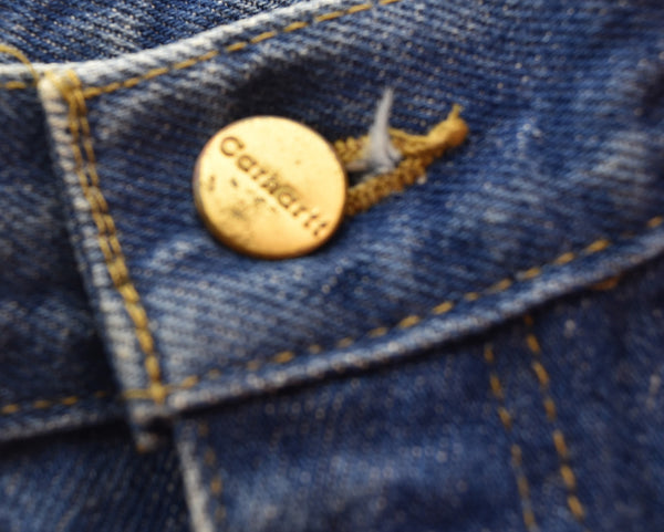 カーハート Carhartt ダブルニー ダックペインター パンツ ワークパンツ  デニム ブルー 103MB-672