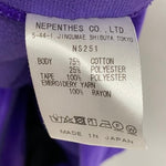 ニードルス Needles ベロア R.C. Track Jacket NS251 ジャージ パープル Mサイズ 201MT-4582