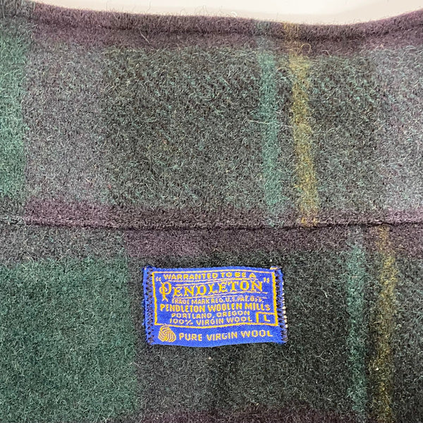 【曜日割引対象外】 ペンドルトン PENDLETON 60's バッファローチェック ウールジャケット ジャケット グリーン Lサイズ 201MT-4417 VB