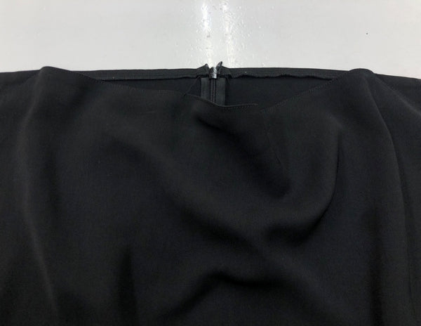 エムエムシックス MM6 メゾンマルジェラ Maison Margiela 15AW ノースリーブ ひざ丈 変形 デザイン イタリア製 BLACK 黒 S52CT0097 S43958 ワンピース 無地 ブラック SIZE38 104LT-105